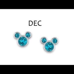 Mickey Mouse Swarovski Birthstone Earrings
